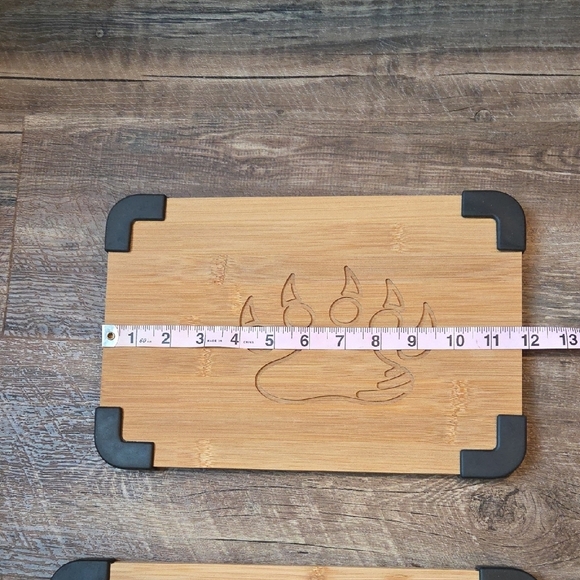 Bamboo Cutting Board Set with Black Accents - Picture 7 of 8